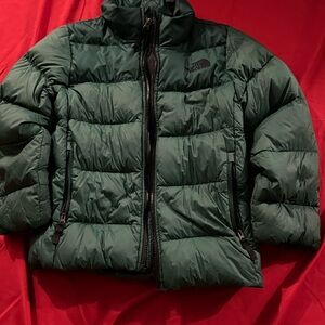 The North Face Forest Green Puffer Jacket w interchangeable Layers